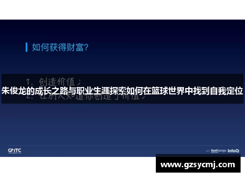 朱俊龙的成长之路与职业生涯探索如何在篮球世界中找到自我定位